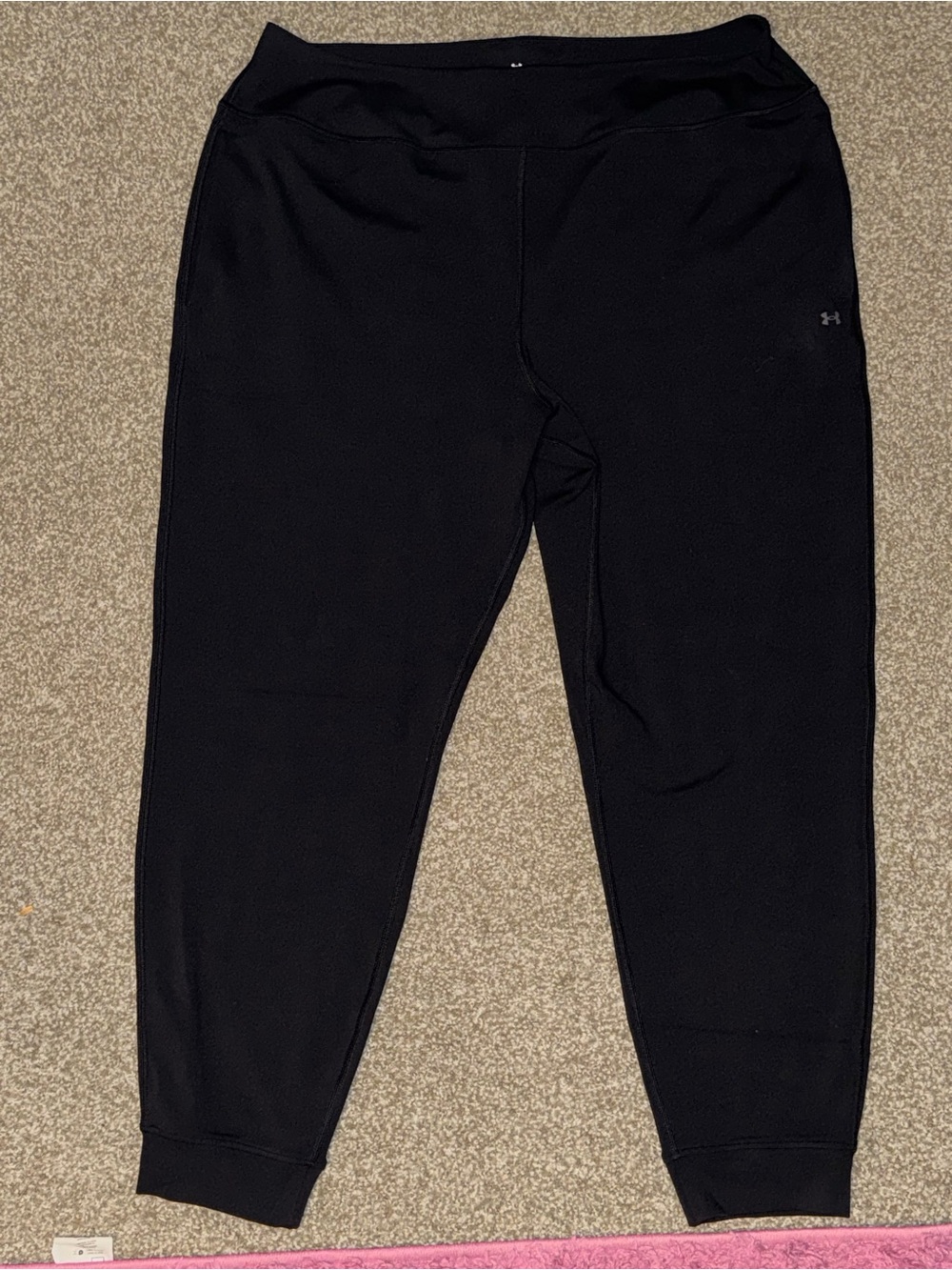 NWT Under Armour Black Womans Jogger Sweatpants